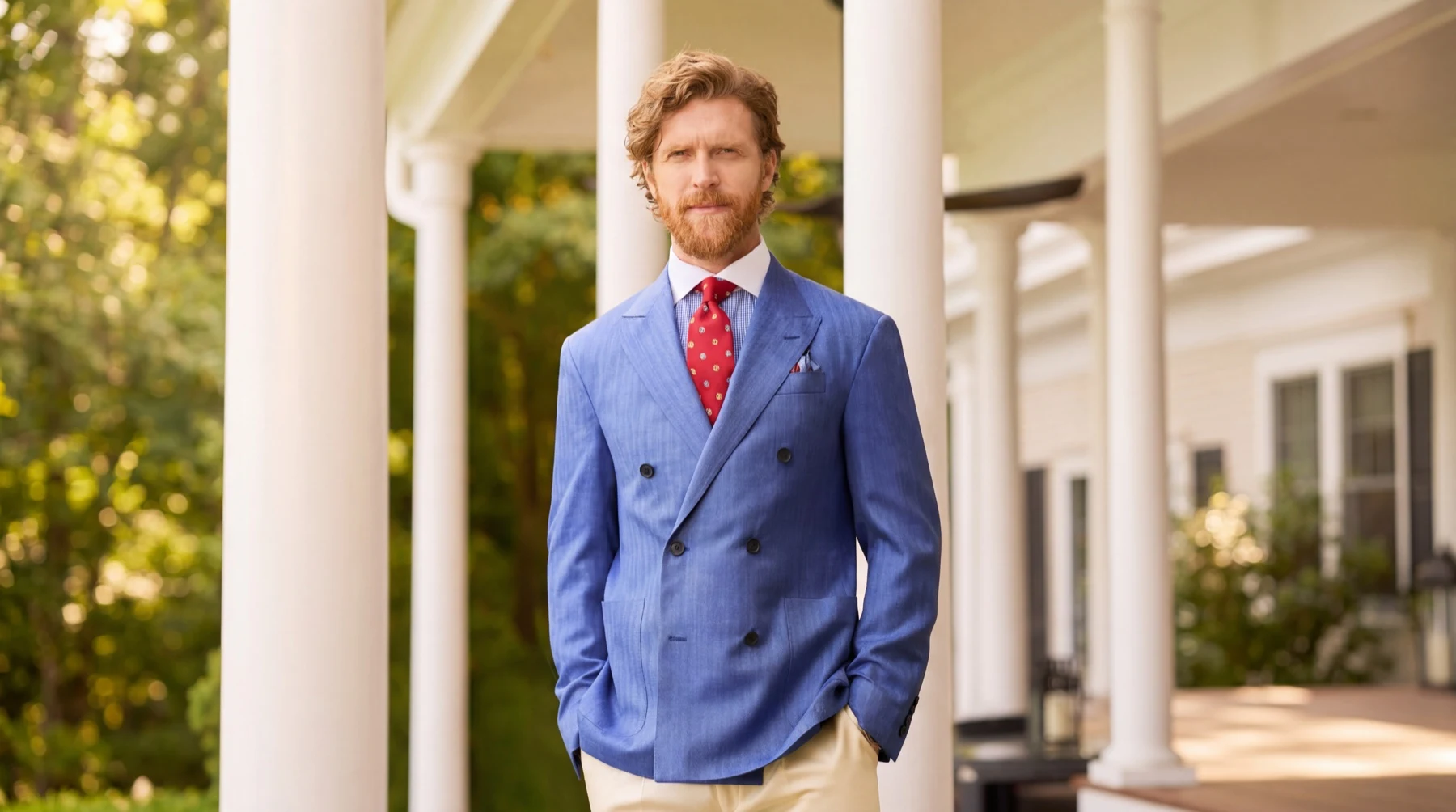 Custom Coppley suit at Kinkade's Fine Clothing